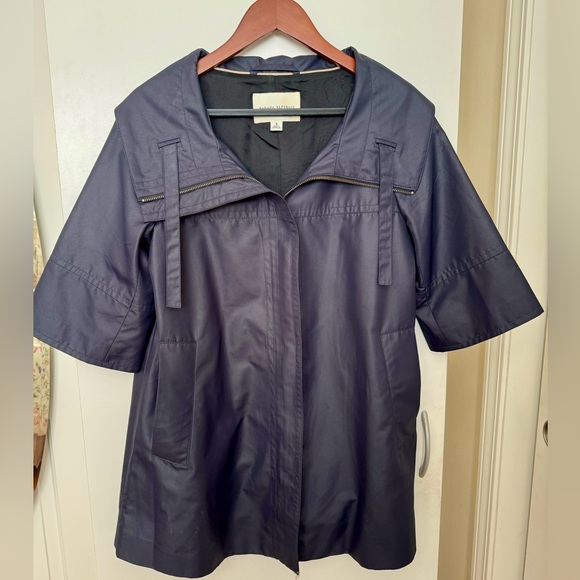 Banana Republic Raincoat Jacket - Dark Navy - Small - Picture 2 of 4